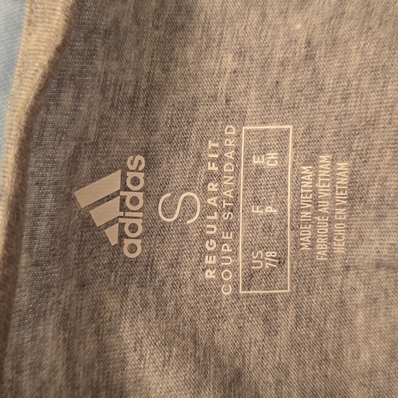 ADIDAS GIRLS GRAY SUMMER TANK TOP "GIRLS UNITE" SIZE SMALL 7/8 - Picture 8 of 9